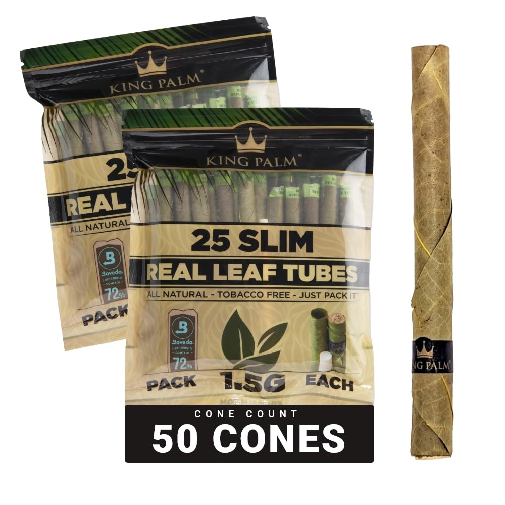 KING PALM SLIM PRE-WRAPPED PALM LEAVES